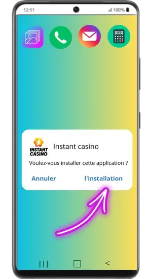 Installation de l'application