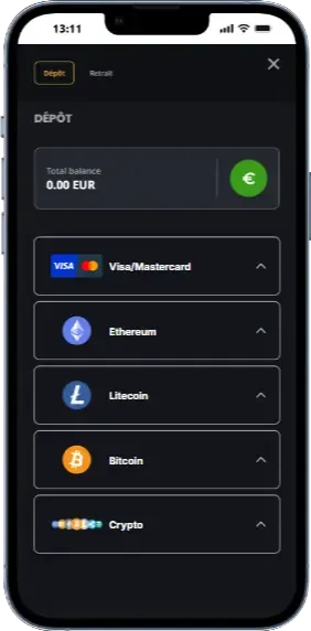 Modes de paiement